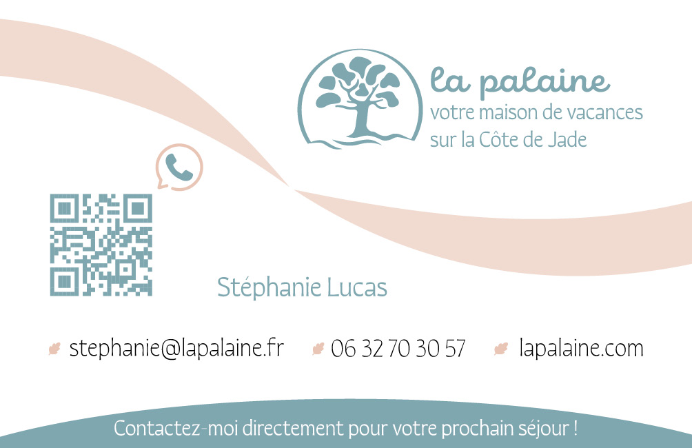 carte de visite de La Palaine